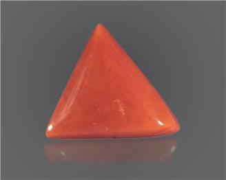 Red Coral Triangle Natural Certified  6.97  RTS  (  8974  )